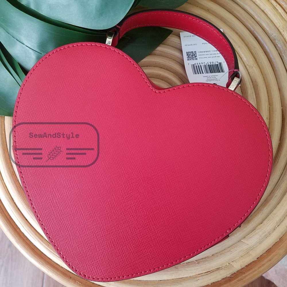 ♥️ Kate Spade NWT New York Crossbody Red Love Shack Heart Purse Valentine - Picture 16 of 16